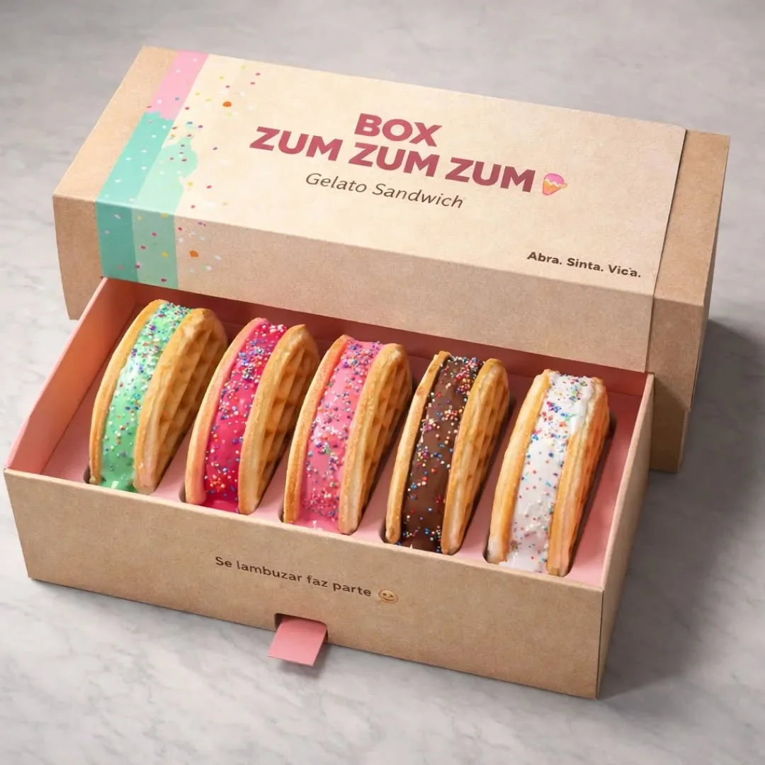 Box Zum Zum Zum de sandwiches de gelato